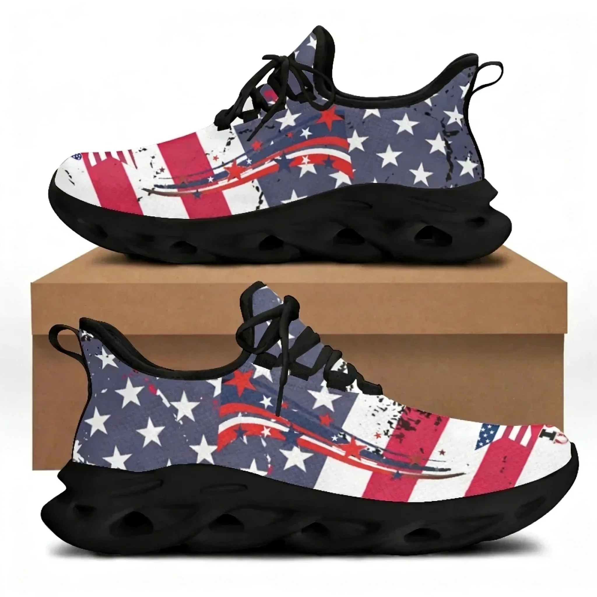 Men'S Shoes Liberty - 7.4 アメリカ国旗と自由の女神プリントのフラットシューズ、女性用クールスニーカー、春夏レディースフットウェア