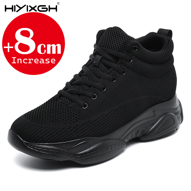 男性女性 8 センチメートル身長増加スニーカーメッシュ通気性 - Men'S Shoes Increase Height のレビューと価格