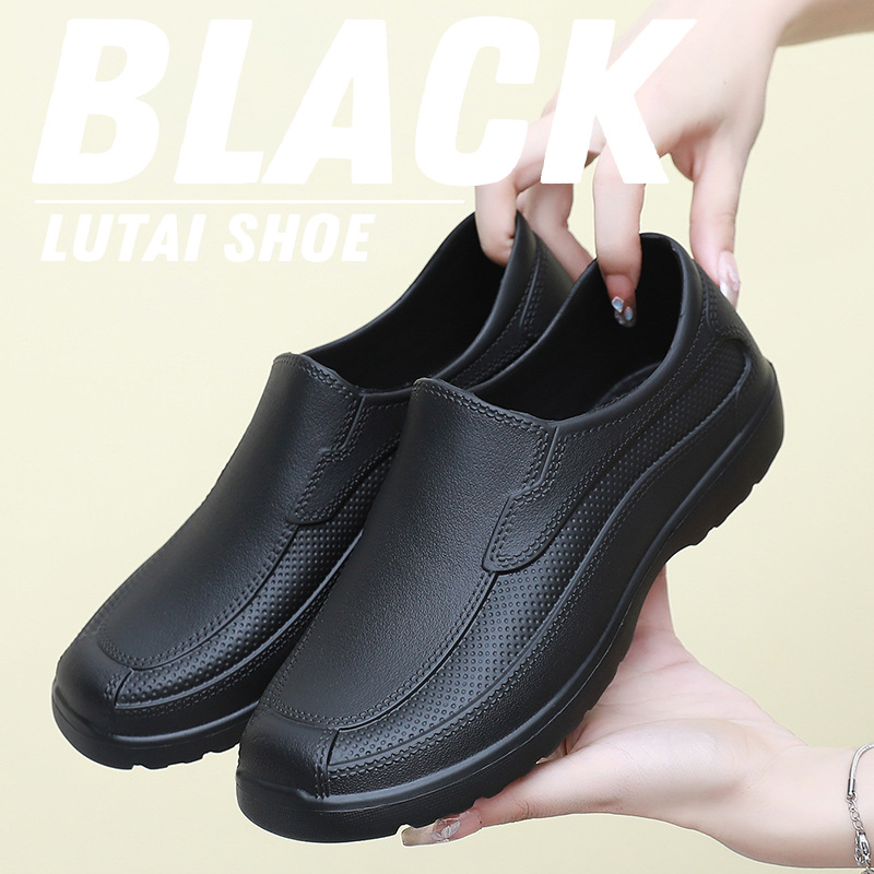 メンズ四季通用レインブーツ通勤用滑り止め防水軽量耐摩耗性ラバ - Men'S Shoes Water Resistant のレビューと価格