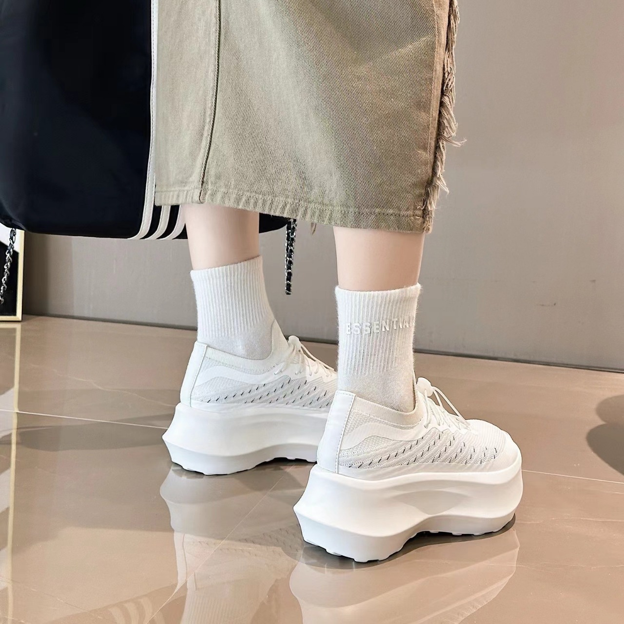 厚底メッシュダッドシューズ、レディース、2025年夏新作、ス - Men'S Shoes Hoka Sale のレビューと価格