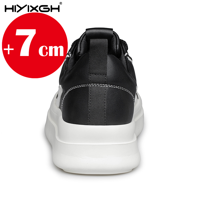 目に見えない身長増加靴男性用 7 センチメートルリフト本革カ - Men'S Shoes With Height Increase のレビューと価格