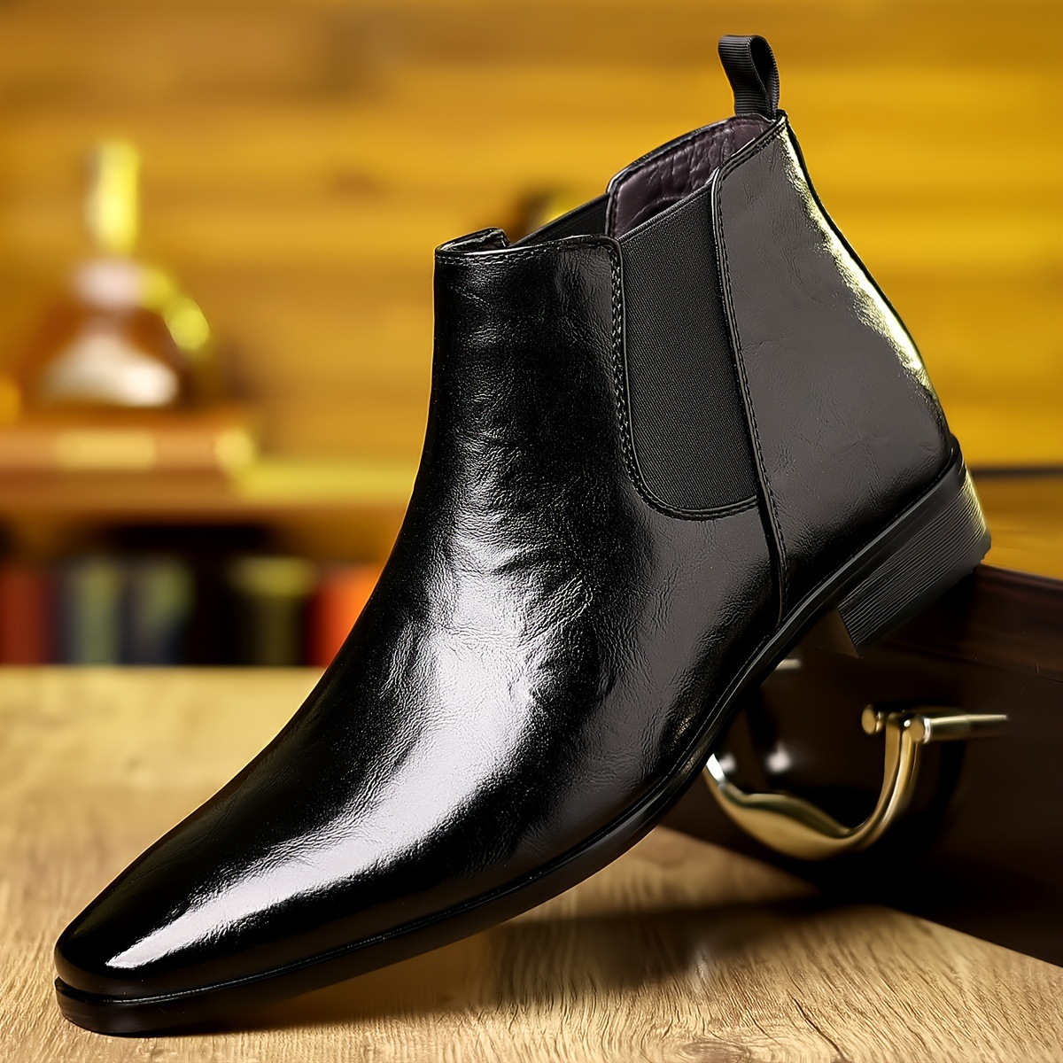 チェルシーブーツ、レザーブーツ、秋用、履き心地の良いアンクル - Men'S Shoes Hey Dude のレビューと価格