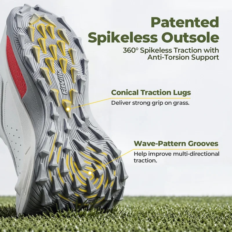 FitVille メンズ ゴルフシューズ、幅広、高級感のある - Men'S Shoes Water Resistant のレビューと価格