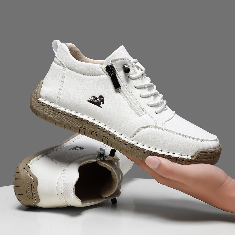 女性用スニーカー手作りレザーカジュアルシューズアウトドアソフ - Men'S Shoes Hey Dude のレビューと価格
