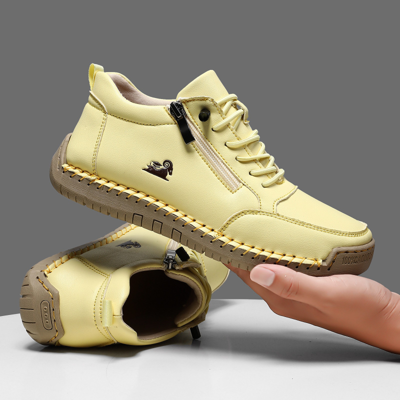 女性用スニーカー手作りレザーカジュアルシューズアウトドアソフ - Men'S Shoes Hey Dude のレビューと価格